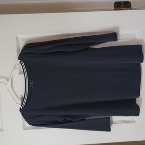 Talbots 3/4 length Navy t-shirt